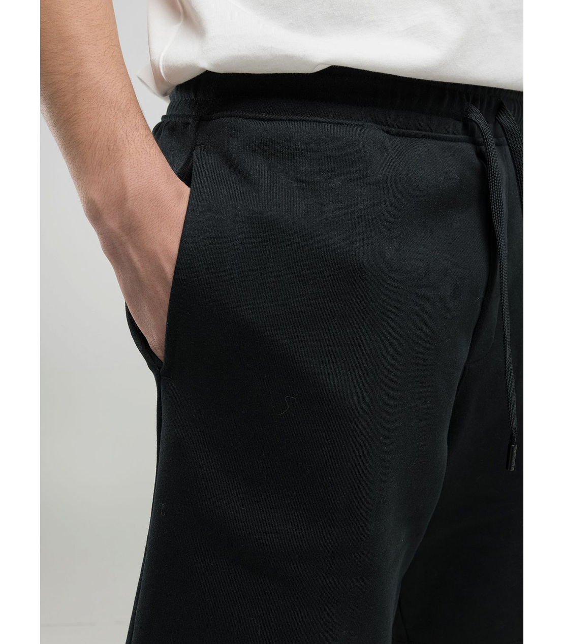 コットンフリースショーツ 詳細画像 ブラック 4